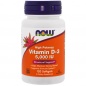  NOW Vitamin D3 5000 IU 120 