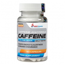 Энергетик WestPharm Caffeine 100 мг 60 капсул