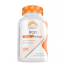 Витамины Sungift IRON 25 мг 100 таблеток