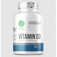  Nature Foods Vitamin D3 10000 IU 100 